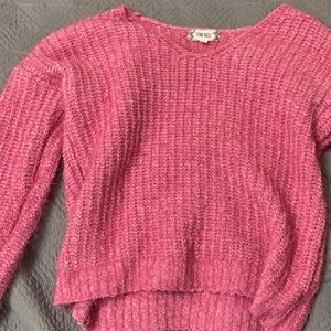 Pink sweater